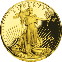 Zlatá mince - American Gold Eagle - Obverse