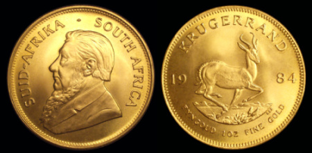 Zlatá mince - Krugerrand